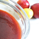 organic plum puree